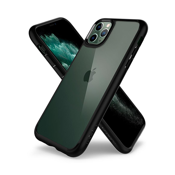 قاب آیفون 11Pro اسپیگن مدل Ultra Hybrid Spigen Ultra Hybrid Matte Black iPhone 11 Pro Case