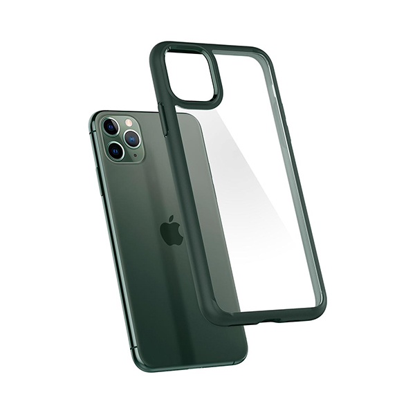 قاب آیفون 11Pro اسپیگن مدل Ultra Hybrid Spigen Ultra Hybrid Midnight Green iPhone 11 Pro Case