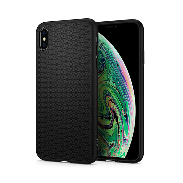 قاب آیفون Xs Max اسپیگن مدل Liquid Air Spigen Liquid Air Matte Black iPhone Xs Max Case