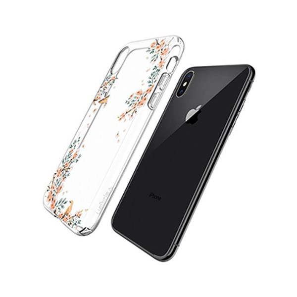 قاب آیفون X/XS اسپیگن مدل Liquid Crystal Blossom Spigen Liquid Crystal Blossom Nature iPhone X/XS Case