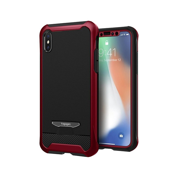 قاب آیفون X/XS اسپیگن مدل Reventon Spigen Reventon Metallic Red iPhone X/XS Case