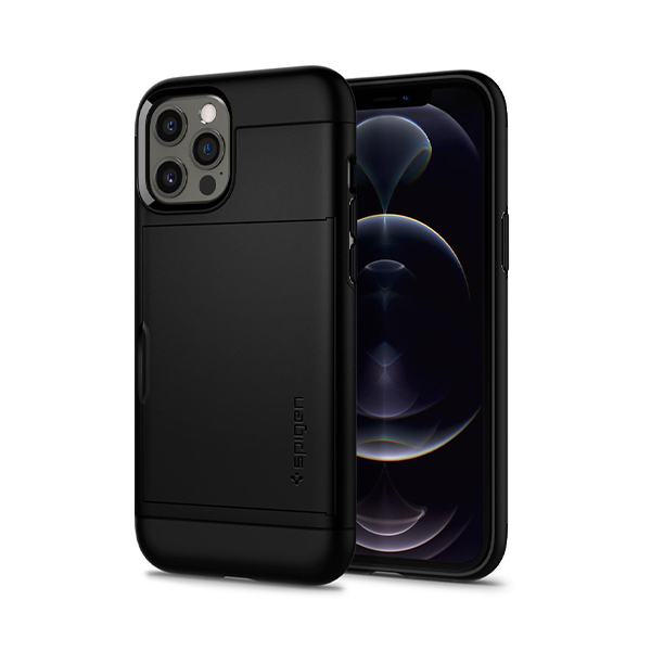 قاب آیفون 12/12Pro اسپیگن مدل Slim Armor CS Spigen Slim Armor CS Black iPhone 12/12 Pro Case