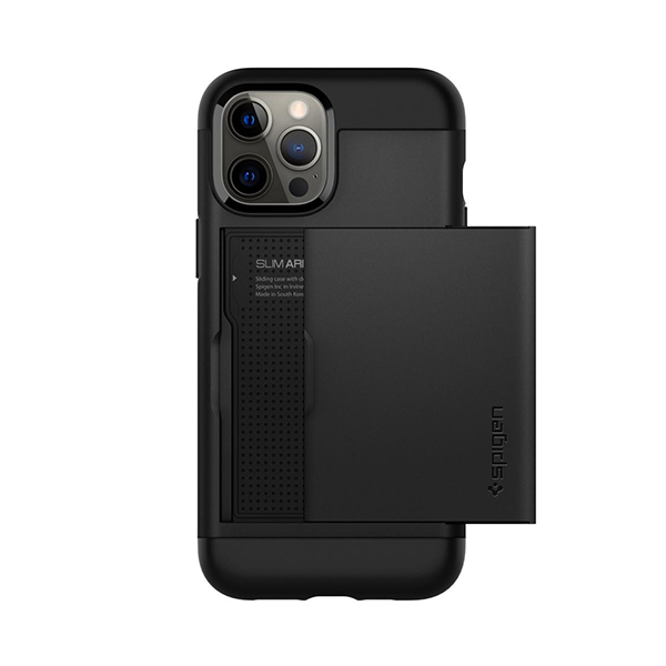 قاب آیفون 12/12Pro اسپیگن مدل Slim Armor CS Spigen Slim Armor CS Black iPhone 12/12 Pro Case