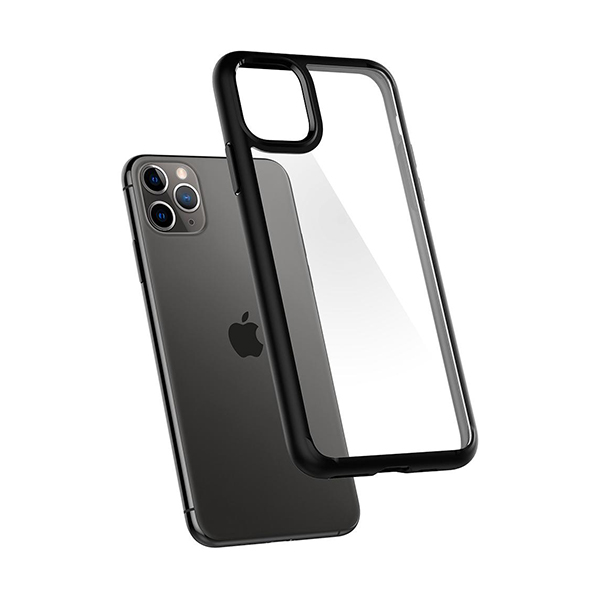 قاب آیفون 11Pro Max اسپیگن مدل Ultra Hybrid Spigen Ultra Hybrid Matte Black iPhone 11 Pro Max Case