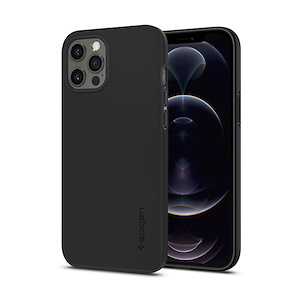 قاب آیفون 12Pro Max اسپیگن مدل Thin Fit Spigen Thin Fit Black iPhone 12 Pro Max Case