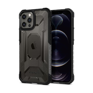 قاب آیفون 12Pro Max اسپیگن مدل Nitro Force Spigen Nitro Force Matte Black iPhone 12 Pro Max Case