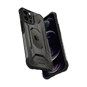 قاب آیفون 12Pro Max اسپیگن مدل Nitro Force Spigen Nitro Force Matte Black iPhone 12 Pro Max Case