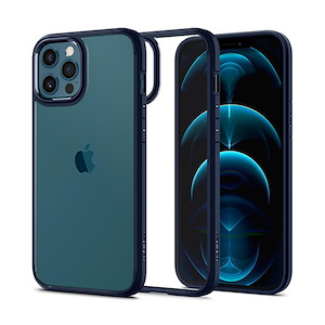 قاب آیفون 12Pro Max اسپیگن مدل Ultra Hybrid Spigen Ultra Hybrid Navy Blue iPhone 12 Pro Max Case