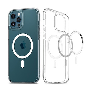 قاب آیفون 12Pro Max اسپیگن مدل Ultra Hybrid Mag Spigen Ultra Hybrid Mag White iPhone 12 Pro Max Case