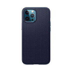 قاب آیفون 12/12Pro اسپیگن مدل Liquid Air Spigen Liquid Air Navy Blue iPhone 12/12 Pro Case