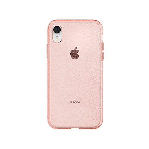 قاب آیفون XR اسپیگن مدل Liquid Crystal Glitter Spigen Liquid Crystal Glitter Rose Quartz iPhone XR Case