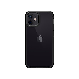 قاب آیفون 12mini اسپیگن مدل Crystal Hybrid Spigen Crystal Hybrid Matte Black iPhone 12 mini Case