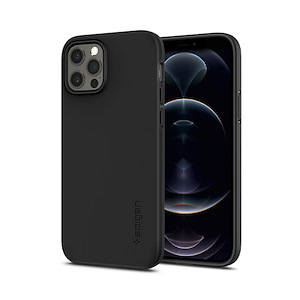 قاب آیفون 12/12Pro اسپیگن مدل Thin Fit Spigen Thin Fit Black iPhone 12/12 Pro Case