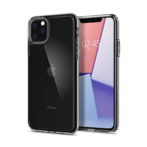 قاب آیفون 11Pro Max اسپیگن مدل Crystal Hybrid Spigen Crystal Hybrid Crystal Clear iPhone 11 Pro Max Case