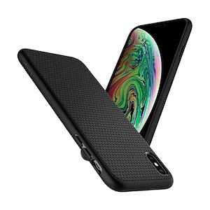 قاب آیفون Xs Max اسپیگن مدل Liquid Air Spigen Liquid Air Matte Black iPhone Xs Max Case