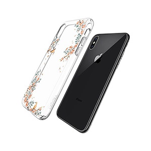 قاب آیفون X/XS اسپیگن مدل Liquid Crystal Blossom Spigen Liquid Crystal Blossom Nature iPhone X/XS Case