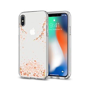 قاب آیفون X/XS اسپیگن مدل Liquid Crystal Blossom Spigen Liquid Crystal Blossom Crystal Clear iPhone X/XS Case