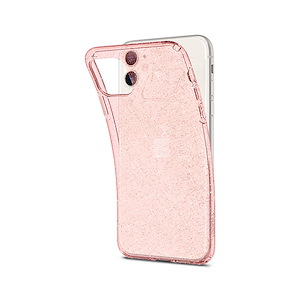 قاب آیفون 11 اسپیگن مدل Liquid Crystal Glitter Spigen Liquid Crystal Glitter Rose Quartz iPhone 11 Case