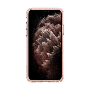 قاب آیفون 11Pro Max اسپیگن مدل Liquid Crystal Glitter Spigen Liquid Crystal Glitter Rose Quartz iPhone 11 Pro Max Case