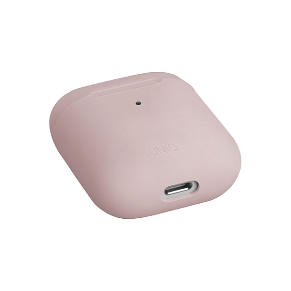 قاب ایرپاد یونیک مدل Lino Uniq Lino Silicon Misty Rose AirPods Case