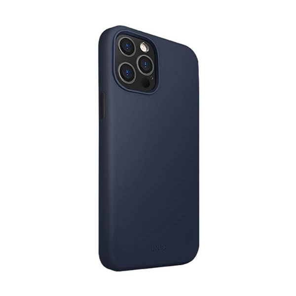 قاب آیفون 12Pro Max یونیک مدل Lino Hue Uniq Lino Hue Midnight Blue iPhone 12 Pro Max Case