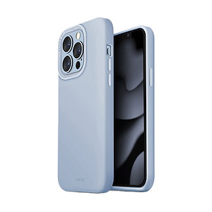 قاب آیفون 13Pro Max یونیک مدل Lino Hue MagSafe Uniq Lino Hue MagSafe Compatible Arctic Blue iPhone 13 Pro Max Case