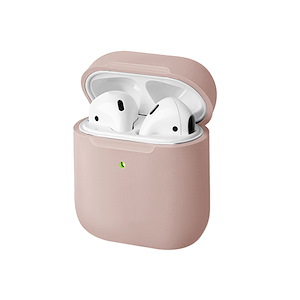 قاب ایرپاد یونیک مدل Lino Uniq Lino Silicon Misty Rose AirPods Case