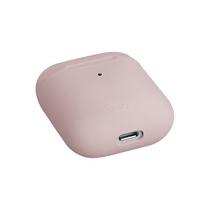 قاب ایرپاد یونیک مدل Lino Uniq Lino Silicon Misty Rose AirPods Case