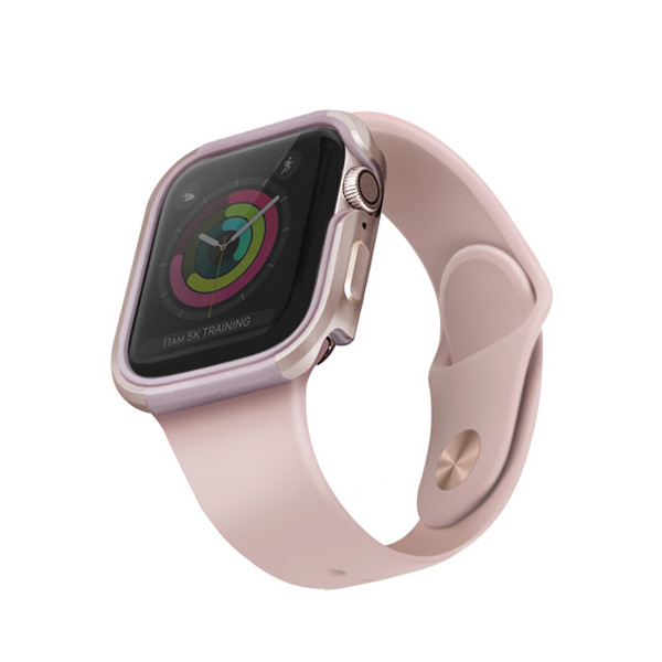 قاب اپل‌واچ 44mm یونیک مدل Valencia Uniq Valencia Misty Rose Apple Watch 44mm Case