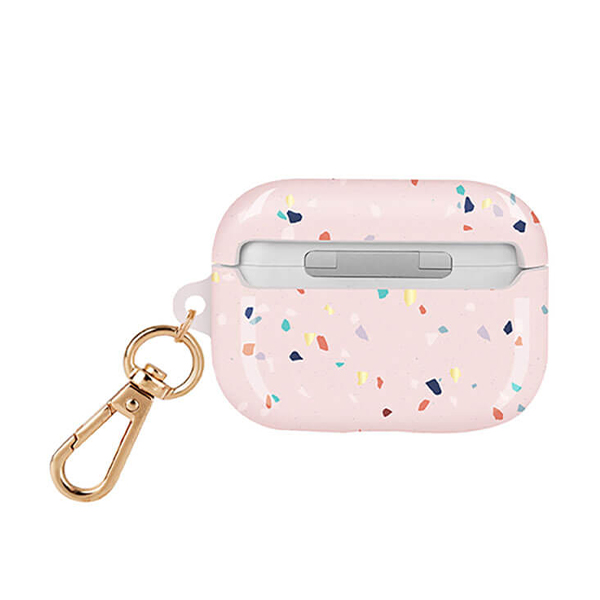 قاب ایرپاد پرو یونیک مدل Coehl Terrazzo Uniq Coehl Terrazzo Blush Pink AirPods Pro Case