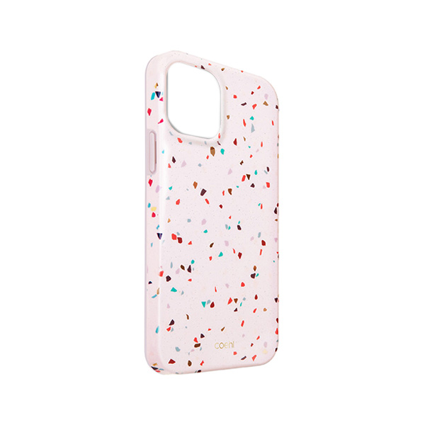 قاب آیفون 12/12Pro یونیک مدل Coehl Terrazzo Uniq Coehl Terrazzo Blush Pink iPhone 12/12 Pro Case