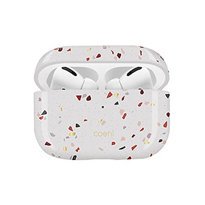 قاب ایرپاد پرو یونیک مدل Coehl Terrazzo Uniq Coehl Terrazzo Natural White AirPods Pro Case