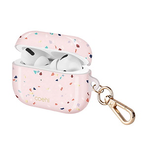 قاب ایرپاد پرو یونیک مدل Coehl Terrazzo Uniq Coehl Terrazzo Blush Pink AirPods Pro Case