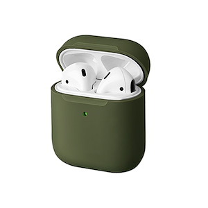 قاب ایرپاد یونیک مدل Lino Uniq Lino Silicon Dark Olive Green AirPods Case