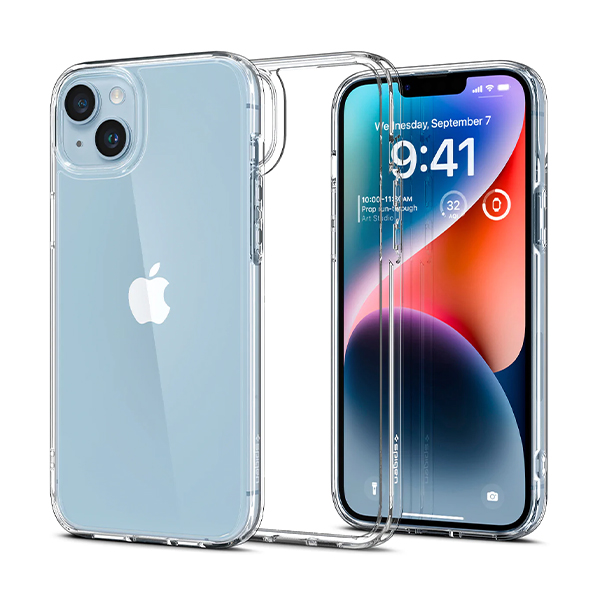 قاب آیفون 14Plus اسپیگن مدل Ultra Hybrid Spigen Ultra Hybrid Crystal Clear iPhone 14 Plus Case