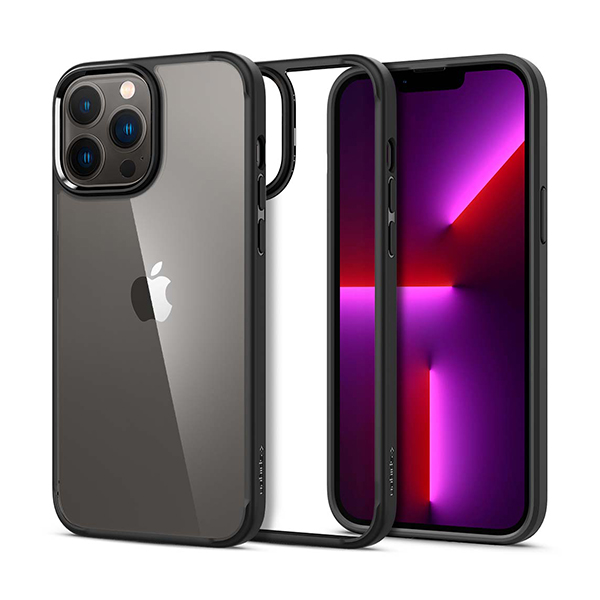 قاب آیفون 13Pro Max اسپیگن مدل Ultra Hybrid Spigen Ultra Hybrid Matte Black iPhone 13 Pro Max Case