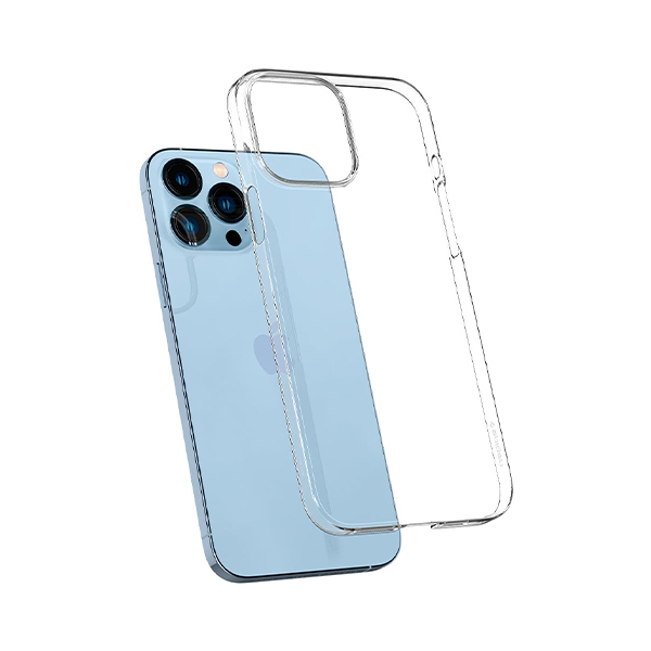 قاب آیفون 13Pro Max اسپیگن مدل Air Skin Spigen Air Skin Crystal Clear iPhone 13 Pro Max Case