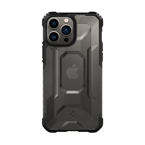 قاب آیفون 13Pro Max اسپیگن مدل Nitro Force Spigen Nitro Force Matte Black iPhone 13 Pro Max Case