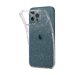 قاب آیفون 12Pro Max اسپیگن مدل Liquid Crystal Glitter Spigen Liquid Crystal Glitter Crystal Quartz iPhone 12 Pro Max Case