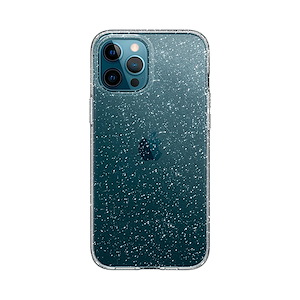 قاب آیفون 12/12Pro اسپیگن مدل Liquid Crystal Glitter Spigen Liquid Crystal Glitter Crystal Quartz iPhone 12/12 Pro Case