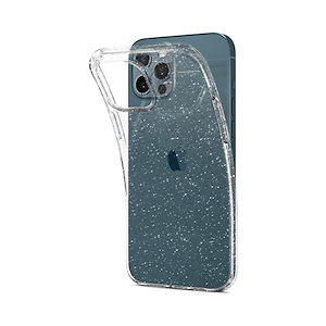 قاب آیفون 12/12Pro اسپیگن مدل Liquid Crystal Glitter Spigen Liquid Crystal Glitter Crystal Quartz iPhone 12/12 Pro Case