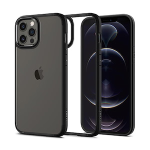 قاب آیفون 12Pro Max اسپیگن مدل Ultra Hybrid Spigen Ultra Hybrid Matte Black iPhone 12 Pro Max Case