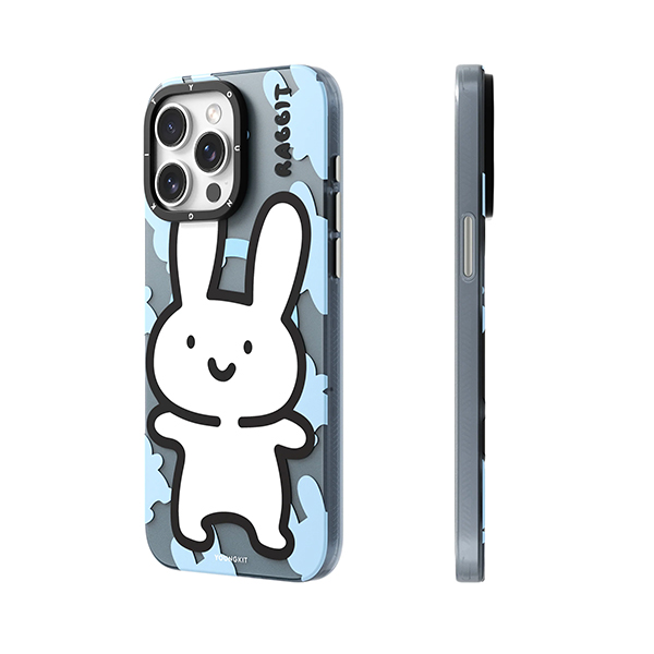 قاب آیفون 15Pro Max یانگکیت مدل Pink Bunny Bliss YOUNGKIT Pink Bunny Bliss Blue iPhone 15 Pro Max Case