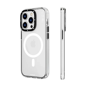 قاب آیفون 15Pro Max یانگکیت مدل Transparent Crystal Glossy YOUNGKIT Transparent Crystal Glossy White iPhone 15 Pro Max Case