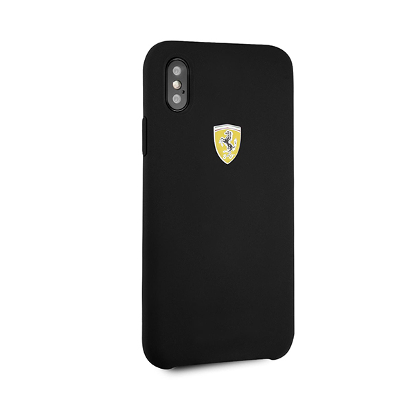 قاب آیفون X/XS سی‌جی موبایل مدل Ferrari Silicon CG Mobile Ferrari Silicon Black iPhone X/XS Case