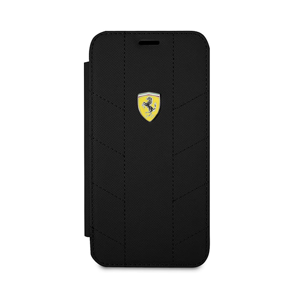 قاب آیفون X/XS سی‌جی موبایل مدل Ferrari Tire Leather CG Mobile Ferrari Tire Leather Black iPhone X/XS Case