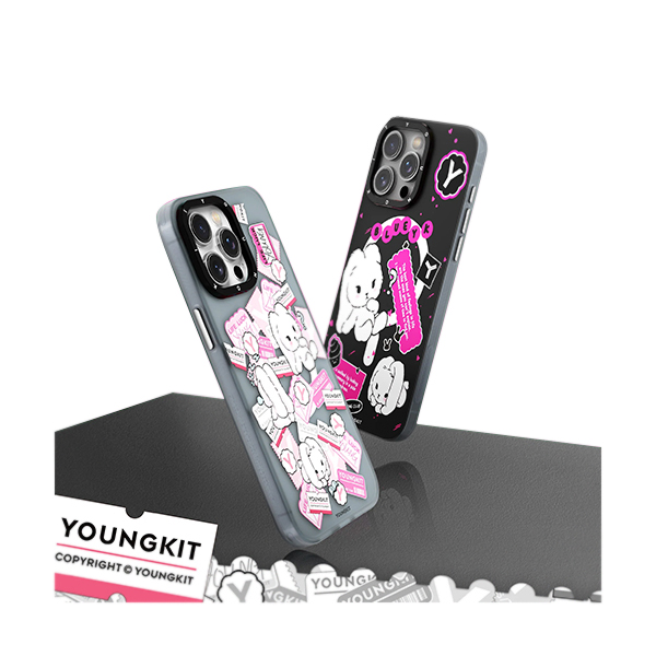 قاب آیفون 15Pro Max یانگکیت مدل Time Bunny Fun YOUNGKIT Time Bunny Fun Fun iPhone 15 Pro Max Case