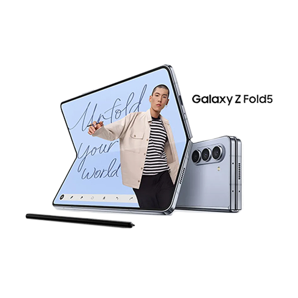 گوشی موبایل سامسونگ مدل Galaxy Z Fold5 ظرفیت 256 گیگابایت Samsung Galaxy Z Fold5 12GB RAM 256GB Icy Blue Mobile Phone