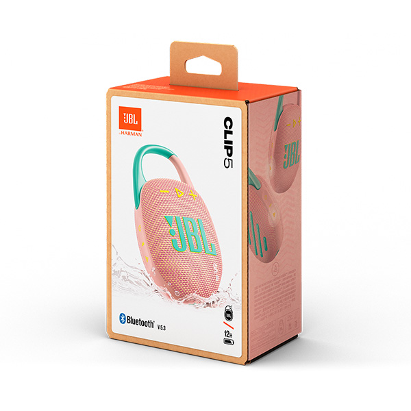 اسپیکر جی‌بی‌ال مدل Clip 5 JBL Clip 5 Pink Speaker