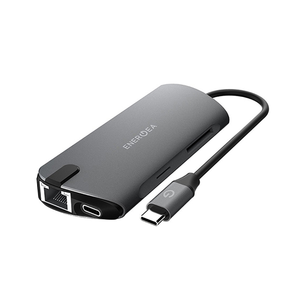 مبدل انرجیا مدل AluHub HD Pro Energea AluHub HD Pro Gunmetal Adapter